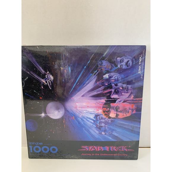 Star Trek Jigsaw Puzzle VINTAGE RARE 1993 ROBERT PEAK Undiscovered Country - Picture 1 of 5